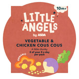 LITTLE ANGELS by ASDA Organic Vegetable &amp;amp; Chicken Cous Cous Baby Food 10+ Months