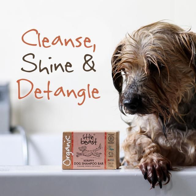 Little Beast Organic Scruffy Dog Shampoo Bar   100g