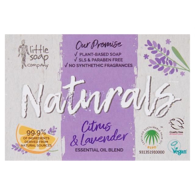 Little Soap Company Naturals Bar Soap Citrus &amp;amp; Lavender    100g