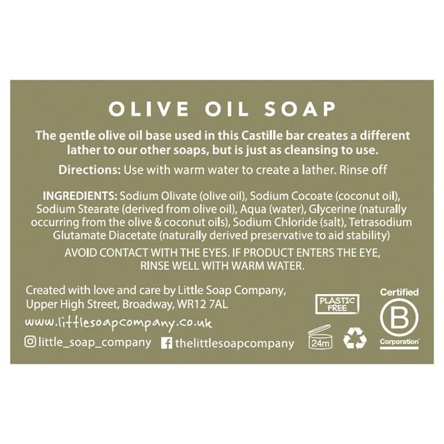 Little Soap Company Olive Oil Bar Soap for Sensitive Skin