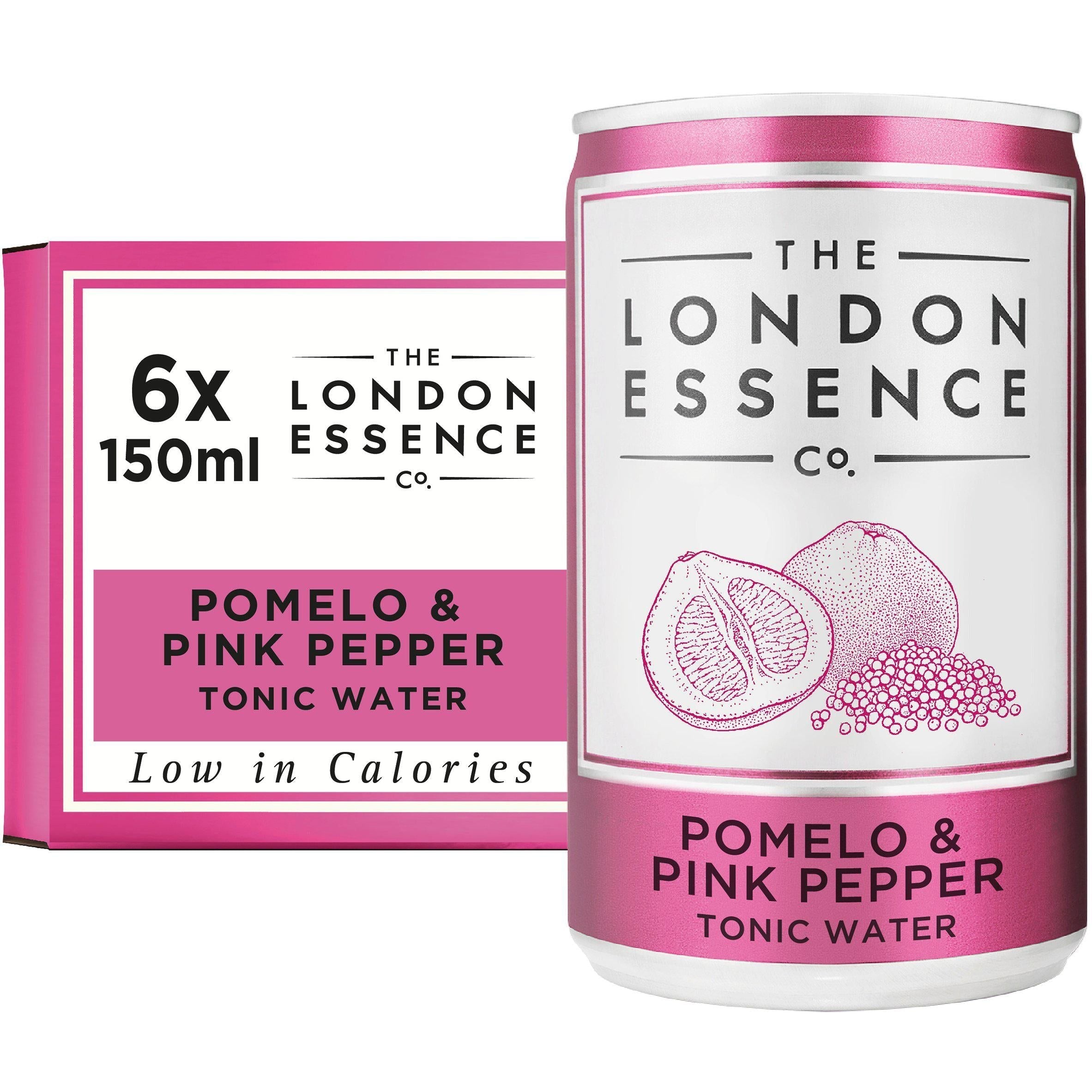 London Essence Pomelo &amp;amp; Pink Pepper Tonic Water 6x150ml