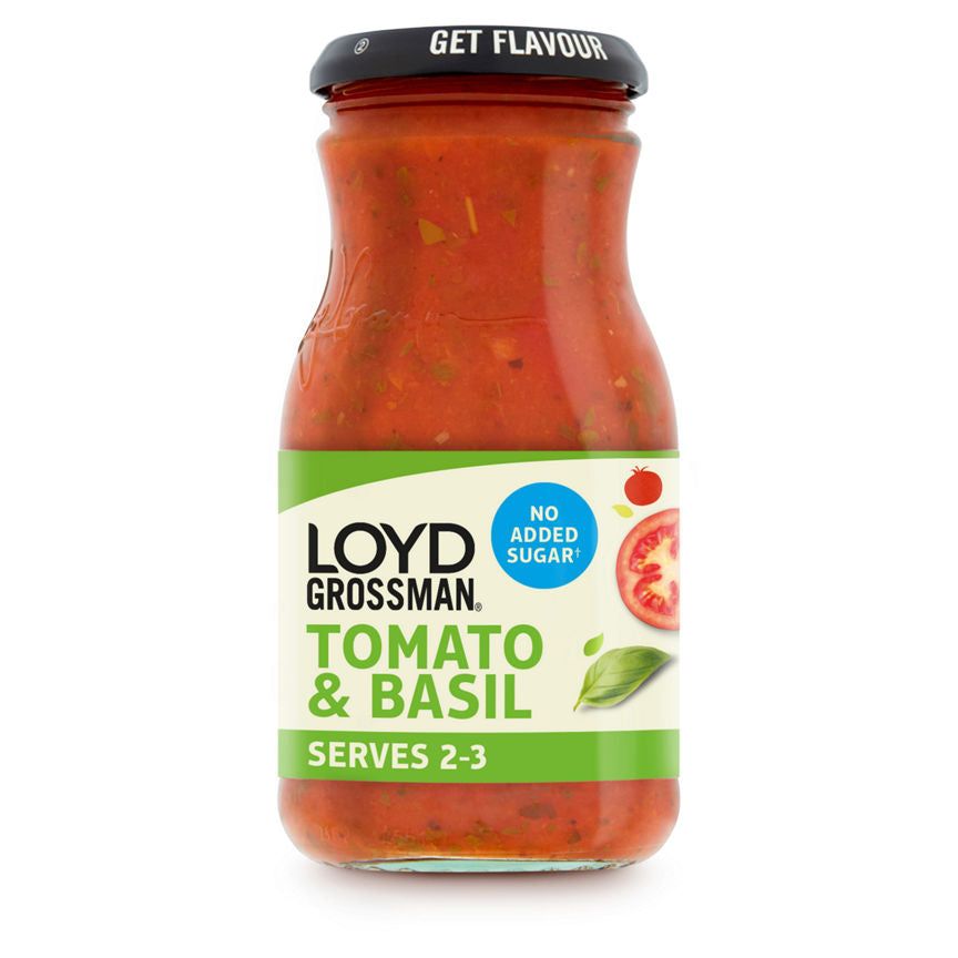 Loyd Grossman No Added Sugar Tomato &amp;amp; Basil