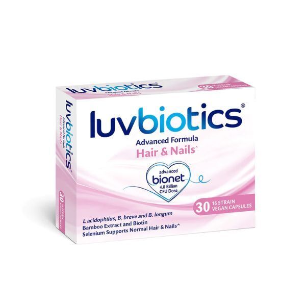 Luvbiotics Hair &amp;amp; Nails 30 Vegan Capsules
