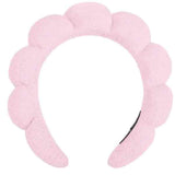 Luvyah Cosmetics Bubble Spa Headband Terry Cloth Pink