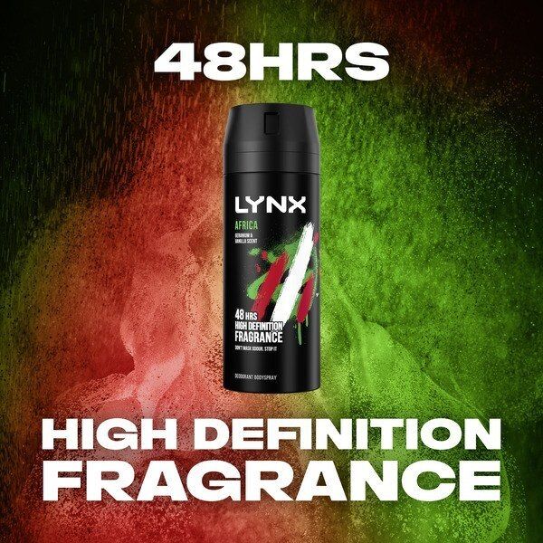Lynx Deodorant Aerosol Bodyspray Africa 150ml