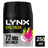 Lynx Epic Fresh Grapefruit &amp;amp; Tropical Pineapple Scent Antiperspirant Deodorant for Men 250ml