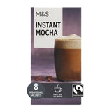 M&amp;amp;S 8 Instant Mocha Sachets   8 per pack