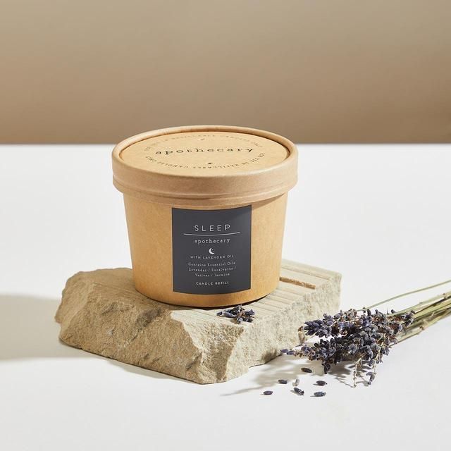 M&amp;amp;S Apothecary Sleep Candle Refill Grey