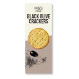 M&amp;amp;S Black Olive Crackers   150g