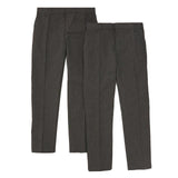 M&amp;amp;S Boys 2pk Grey Skinny Leg School Trousers 4-14 Years