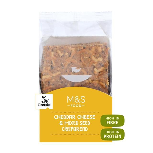 M&amp;amp;S Cheddar Cheese &amp;amp; Mixed Seed Crispbread   210g