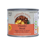 M&amp;amp;S Chunky Steak Pieces in Gravy   206g