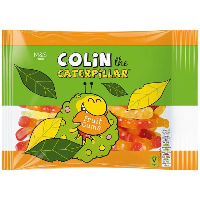 M&amp;amp;S Colin the Caterpillar Large Fruit Gums   400g