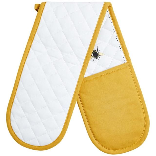 M&amp;amp;S Collection Bee Double Oven Glove Yellow