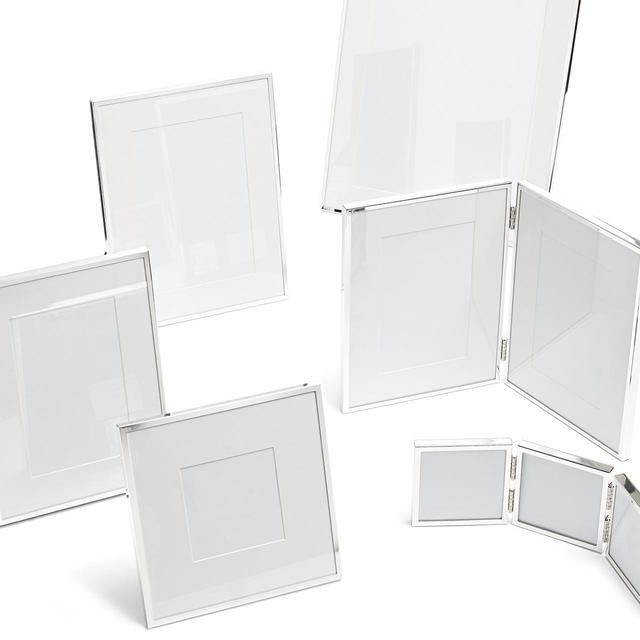 M&amp;amp;S Elegant Metal Photo Frame Silver 4X6in
