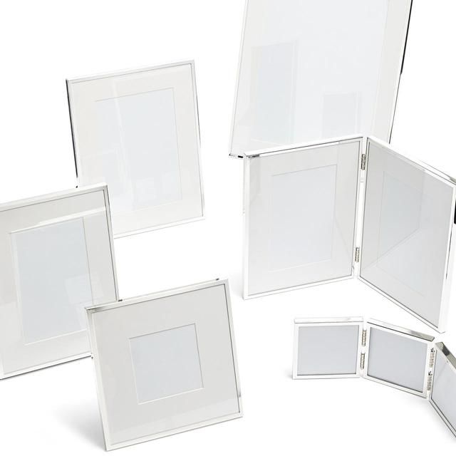 M&amp;amp;S Elegant Metal Photo Frame Silver 5X7in