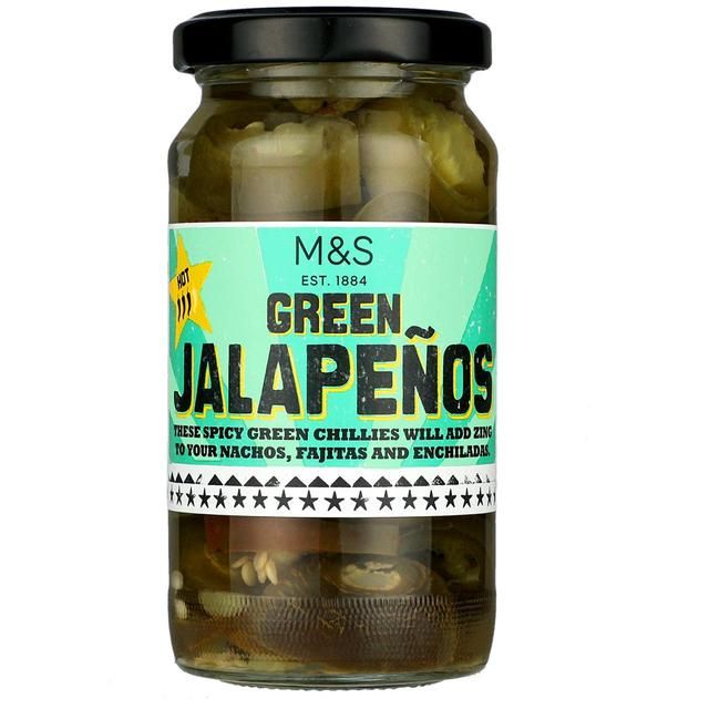 M&amp;amp;S Green Jalapenos   200g