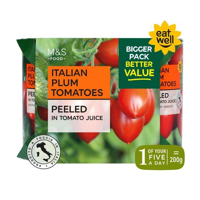 M&amp;amp;S Italian Peeled Plum Tomatoes   4 x 400g