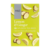 M&amp;amp;S Lemon &amp;amp; Ginger Infusion Tea Bags   20 per pack