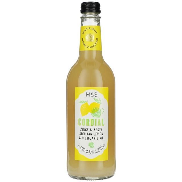 M&amp;amp;S Lemon &amp;amp; Lime Cordial   500ml