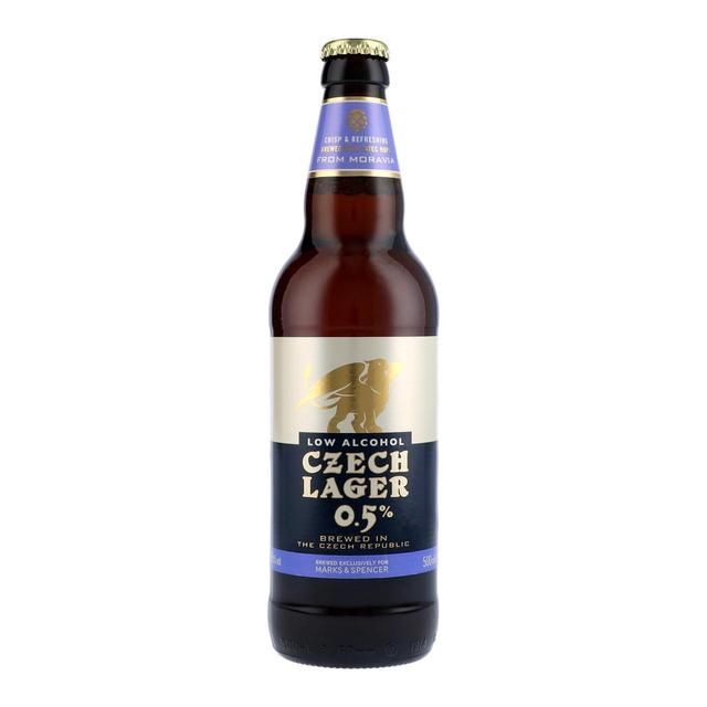 M&amp;amp;S Low Alcohol Czech Lager   500ml