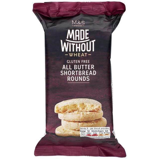 M&amp;amp;S Made Without Shortbread Rounds   140g