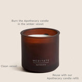 M&amp;amp;S Meditate Refillable Candle