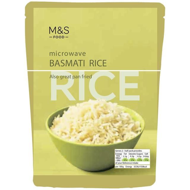 M&amp;amp;S Microwave Basmati Rice   250g