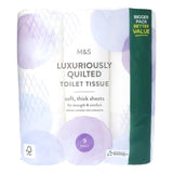 M&amp;amp;S Quilted Toilet Tissue   9 per pack