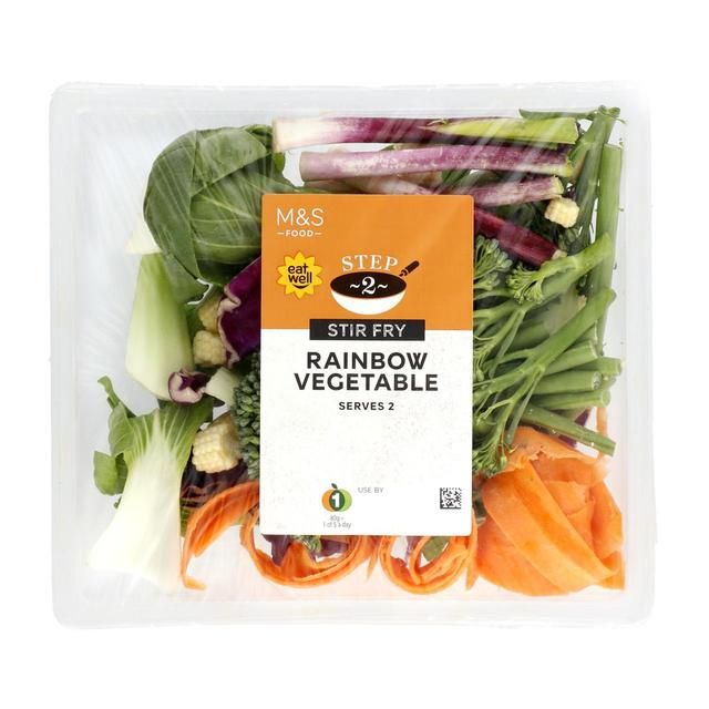 M&amp;amp;S Rainbow Mixed Vegetable Stir Fry   220g