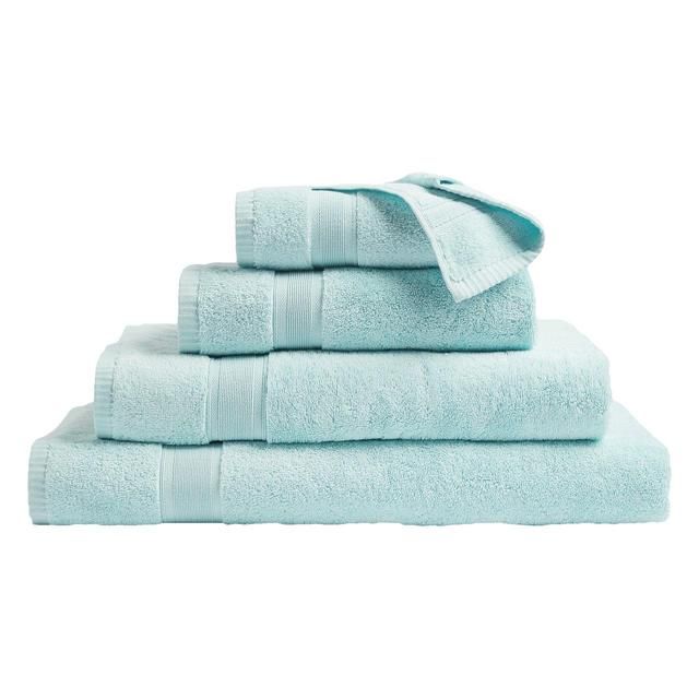 M&amp;amp;S Super Soft Antibacterial Cotton Hand Towel Duck Egg