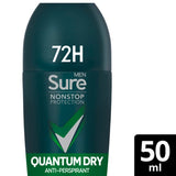 Sure Men Antitranspirant Deo Roll-On Nonstop Quantum 50ml
