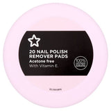 Superdrug Nagellackentferner-Pads mit Vitamin E