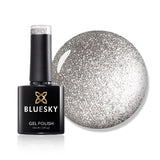 Bluesky Gel-Nagellack – Silberglitzer