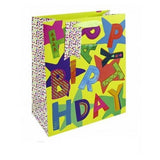 Eurowrap Neon Happy Birthday Geschenktüte (6er-Pack)