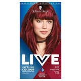 LIVE Intensive Farbe Permanente rote Haarfarbe Red Passion