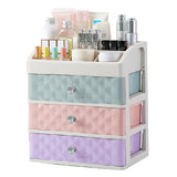 Livingandhome Mehrfarbiger Make-up-Organizer mit 3 Schubladen