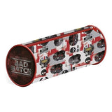 Design: Helm, Logo. Verschluss: Reißverschluss. Form: Fassförmig. 100 % offiziell lizenziert. Fächer: 1 Hauptfach.