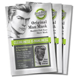 Fuss Free Naturals Gesichtsmaske mit Aktivkohle für Männer, für glatt rasierte Haut