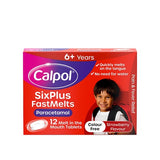 Calpol 6+ Jahre Fastmelts, farbstoff- und zuckerfrei, 12 Tabletten