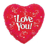 Oaktree I Love You Heart Foil Balloon