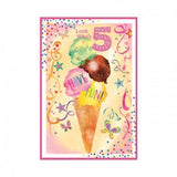 Simon Elvin Ballons Geburtstagskarte zum 5. Geburtstag (6er-Pack)