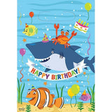Amscan Shark Happy Birthday Party Bags (8er-Pack)