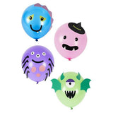 Smiffys Monster-Halloween-Luftballons (8er-Packung)