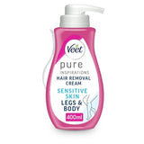 Veet Pure Haarentfernungscreme Beine &amp; Körper Sensitiv 400 ml
