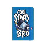 Psycho Penguin Cool Story Bro A6 Notizbuch mit festem Einband