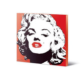 Marilyn Monroe Leinwanddruck in Rot