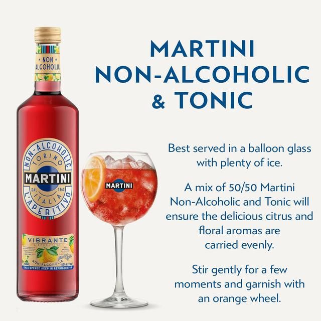 Martini Vibrante Non-Alcoholic Vermouth   75cl