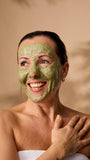 Matcha-Gesichtsmaske 