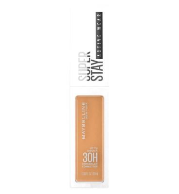 Maybelline SuperStay Active Wear Concealer, Up to 30H, full coverage 30 honey